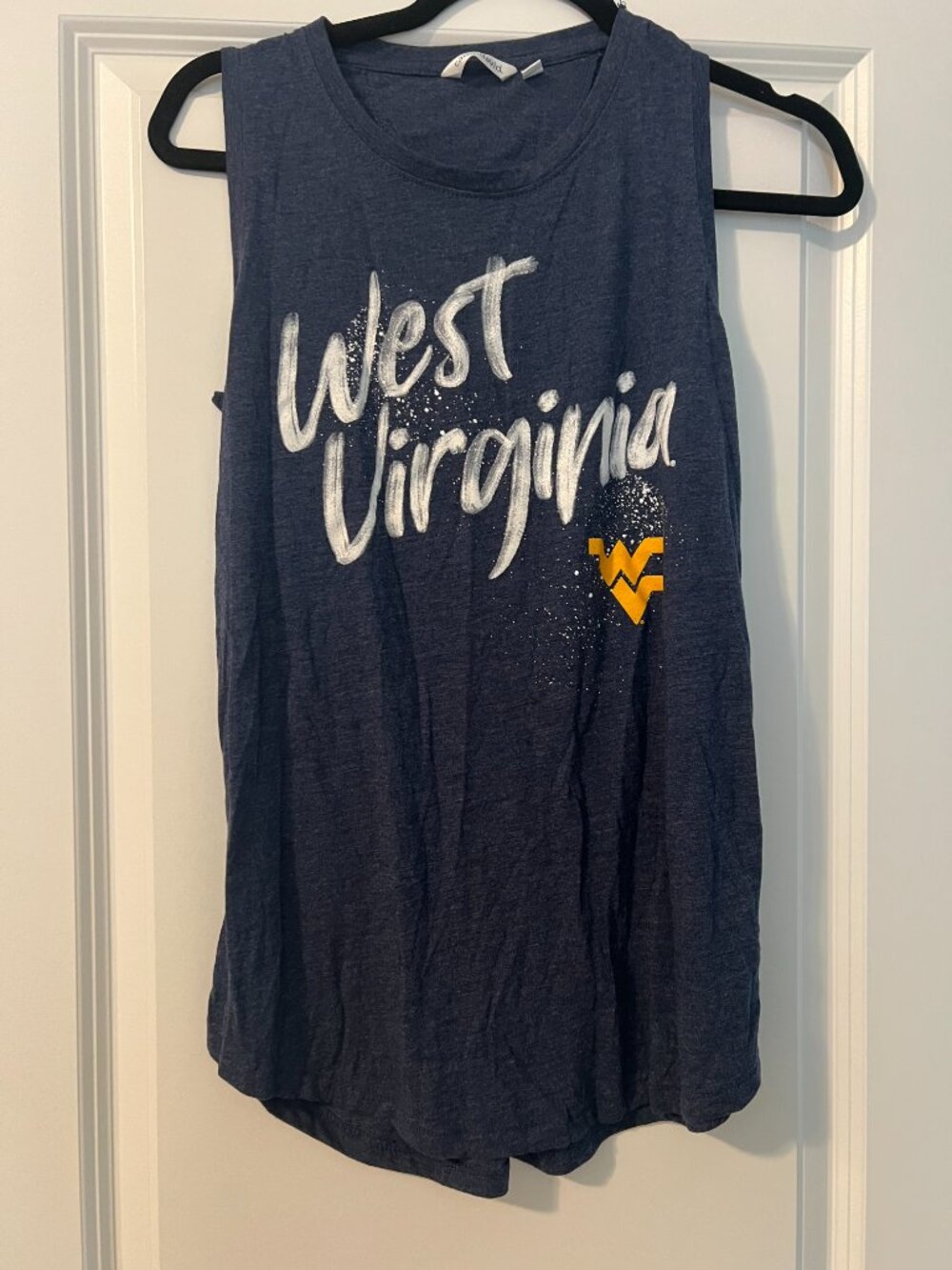 NWOT Camp David WVU West Virginia University Tank Top - Small